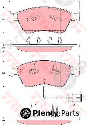  TRW part GDB1598 Brake Pad Set, disc brake