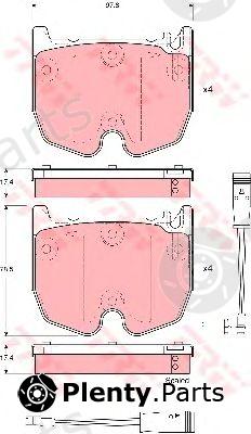  TRW part GDB1599 Brake Pad Set, disc brake