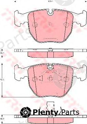  TRW part GDB1702 Brake Pad Set, disc brake