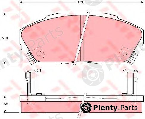  TRW part GDB3034 Brake Pad Set, disc brake