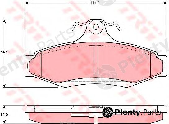 TRW part GDB3172 Brake Pad Set, disc brake