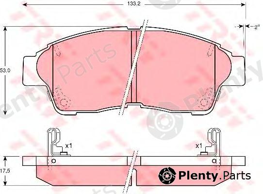  TRW part GDB3207 Brake Pad Set, disc brake