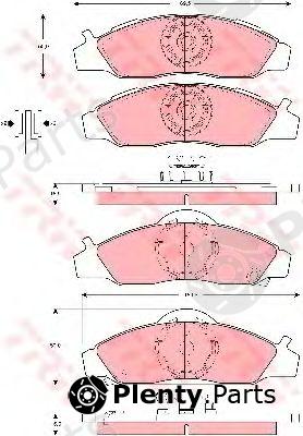  TRW part GDB3281 Brake Pad Set, disc brake
