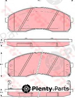  TRW part GDB3301 Brake Pad Set, disc brake