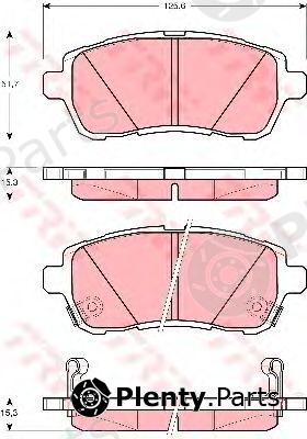  TRW part GDB3437 Brake Pad Set, disc brake