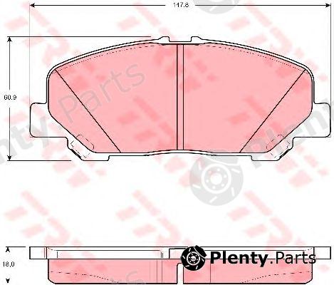  TRW part GDB3455 Brake Pad Set, disc brake