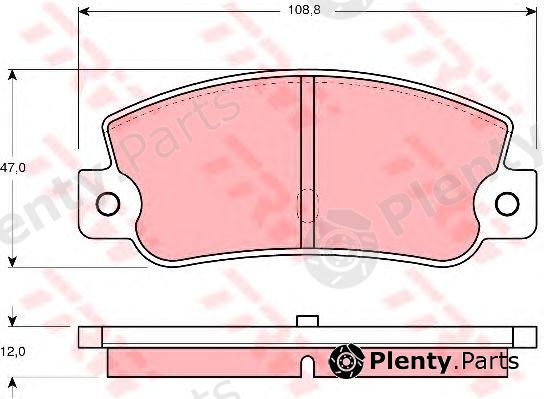  TRW part GDB360 Brake Pad Set, disc brake