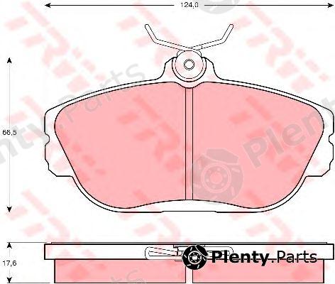  TRW part GDB4033 Brake Pad Set, disc brake