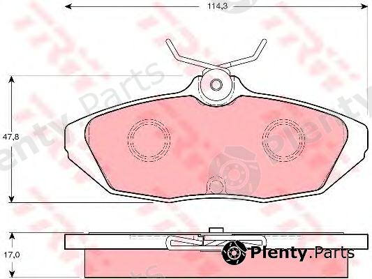  TRW part GDB4064 Brake Pad Set, disc brake