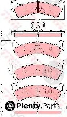  TRW part GDB4094 Brake Pad Set, disc brake