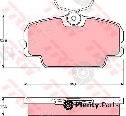  TRW part GDB434 Brake Pad Set, disc brake