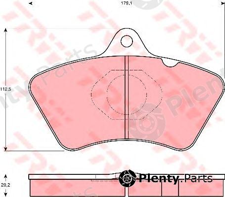  TRW part GDB5081 Brake Pad Set, disc brake