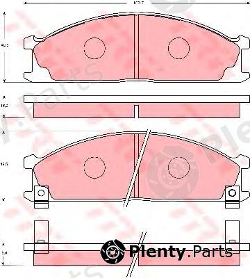  TRW part GDB7036 Brake Pad Set, disc brake