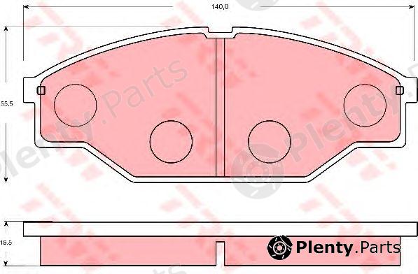 TRW part GDB7045 Brake Pad Set, disc brake