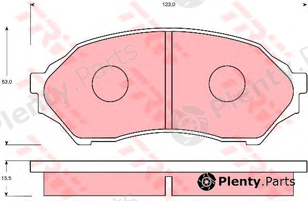  TRW part GDB7083 Brake Pad Set, disc brake