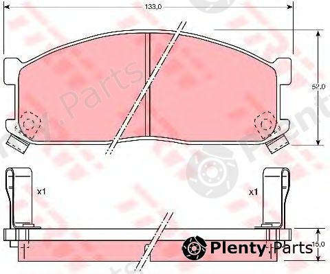  TRW part GDB737 Brake Pad Set, disc brake