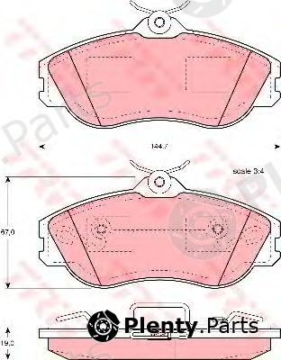  TRW part GDB815 Brake Pad Set, disc brake