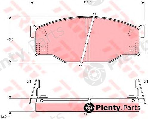  TRW part GDB935 Brake Pad Set, disc brake
