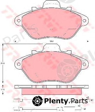  TRW part GDB984 Brake Pad Set, disc brake