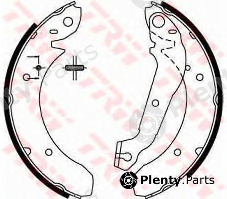  TRW part GS6152 Brake Shoe Set