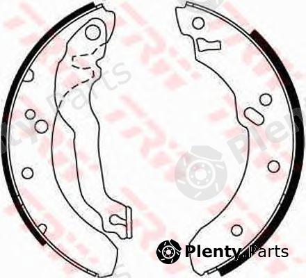  TRW part GS6229 Brake Shoe Set