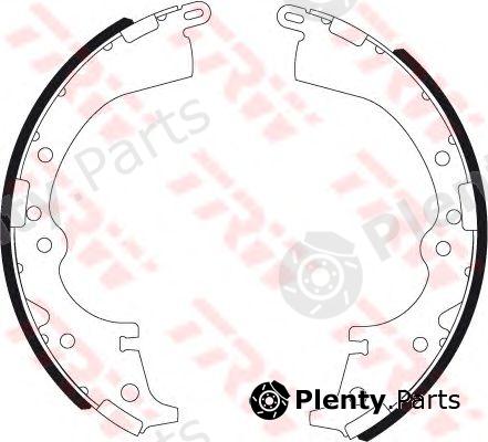  TRW part GS7334 Brake Shoe Set
