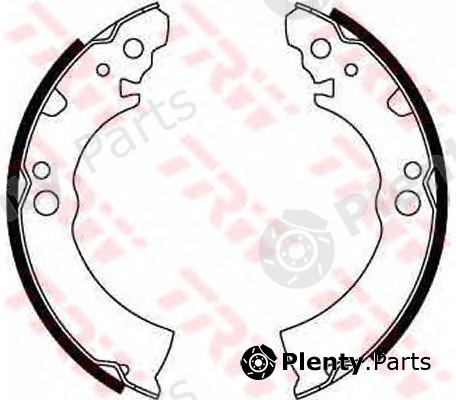  TRW part GS8157 Brake Shoe Set