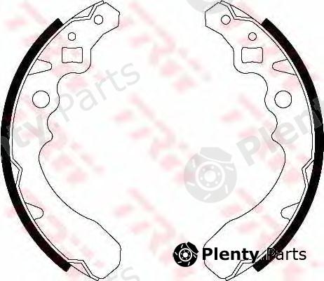  TRW part GS8282 Brake Shoe Set