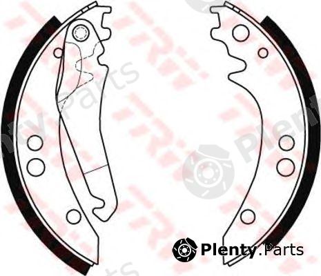 TRW part GS8434 Brake Shoe Set