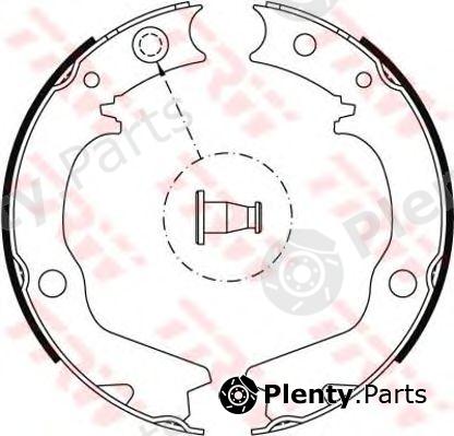  TRW part GS8479 Brake Shoe Set, parking brake