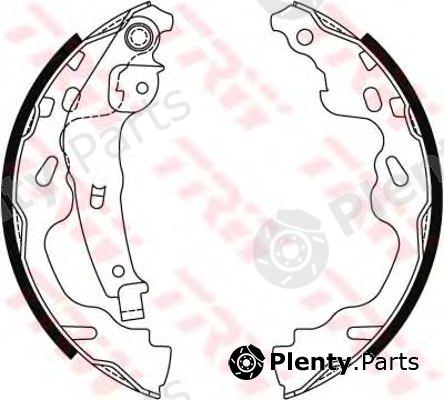  TRW part GS8480 Brake Shoe Set