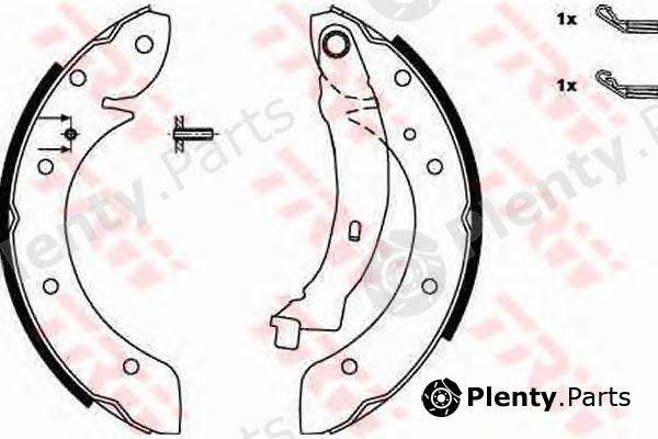 TRW part GS8620 Brake Shoe Set