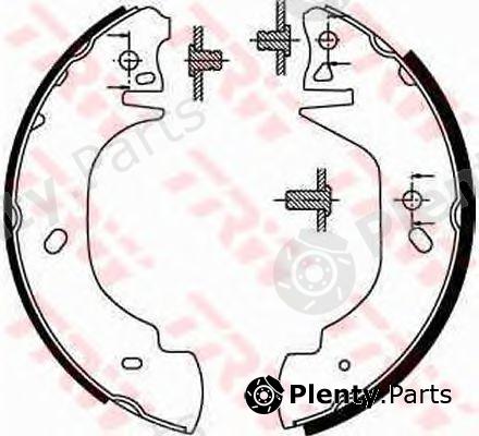  TRW part GS8629 Brake Shoe Set