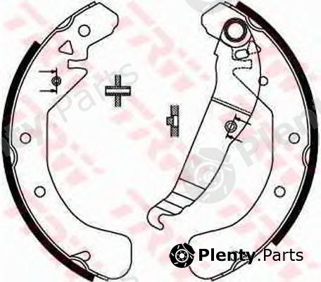  TRW part GS8637 Brake Shoe Set