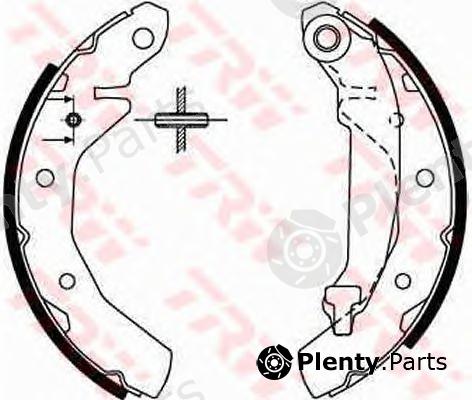  TRW part GS8646 Brake Shoe Set