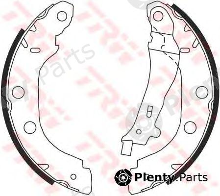 TRW part GS8655 Brake Shoe Set