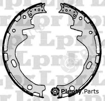  LPR part 06590 Brake Shoe Set