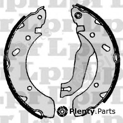 LPR part 06990 Brake Shoe Set