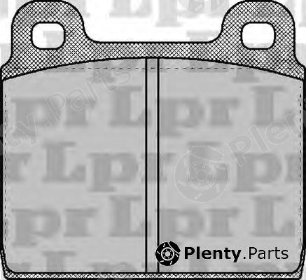  LPR part 05P026 Brake Pad Set, disc brake