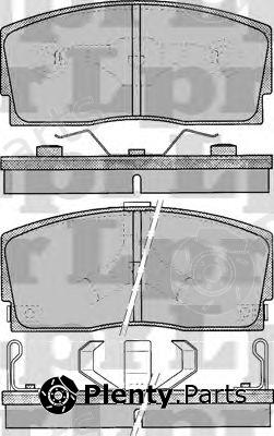  LPR part 05P055 Brake Pad Set, disc brake