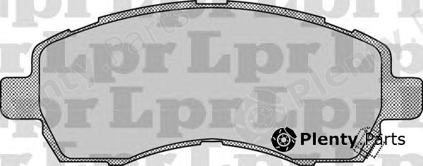 LPR part 05P1025 Brake Pad Set, disc brake