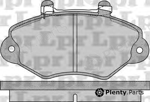  LPR part 05P1066 Brake Pad Set, disc brake