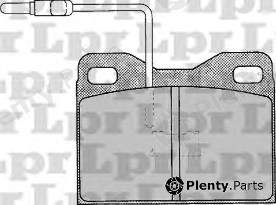  LPR part 05P121 Brake Pad Set, disc brake