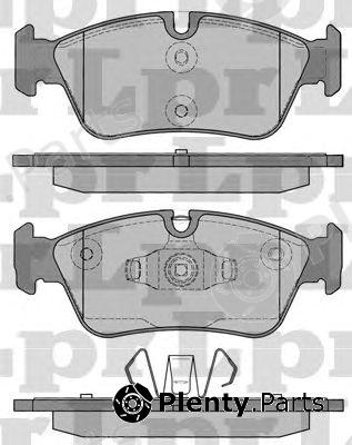  LPR part 05P1250 Brake Pad Set, disc brake