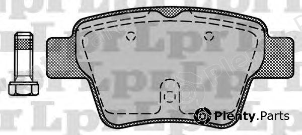  LPR part 05P1278 Brake Pad Set, disc brake