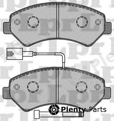  LPR part 05P1288 Brake Pad Set, disc brake