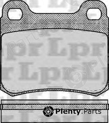  LPR part 05P158 Brake Pad Set, disc brake