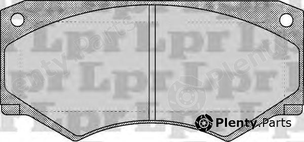  LPR part 05P180 Brake Pad Set, disc brake