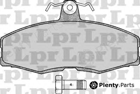  LPR part 05P234 Brake Pad Set, disc brake