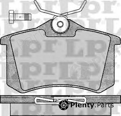 LPR part 05P294 Brake Pad Set, disc brake